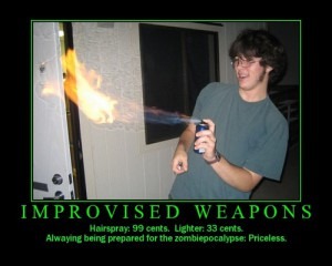 improvised weapons