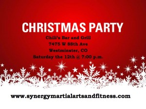 Holiday Party martial arts westminster co